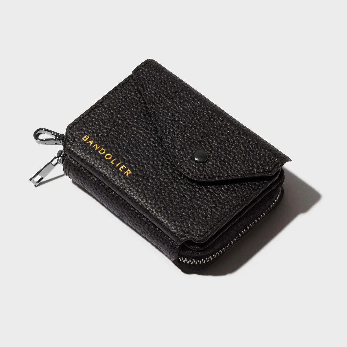 Add-On Mirror Magnet Wallet - Black/Pewter