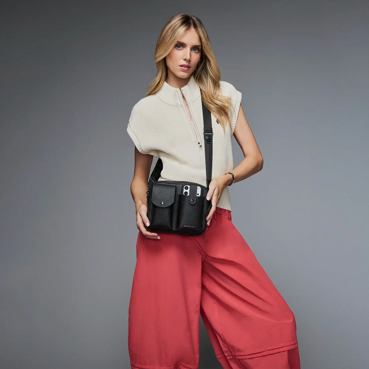 Dillon Dual Pocket Crossbody Bag