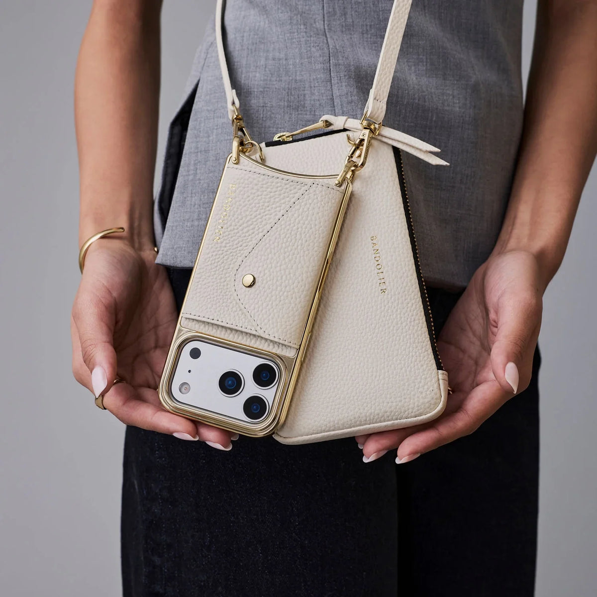 Donna Essentials Set - Ivory/Chrome Gold