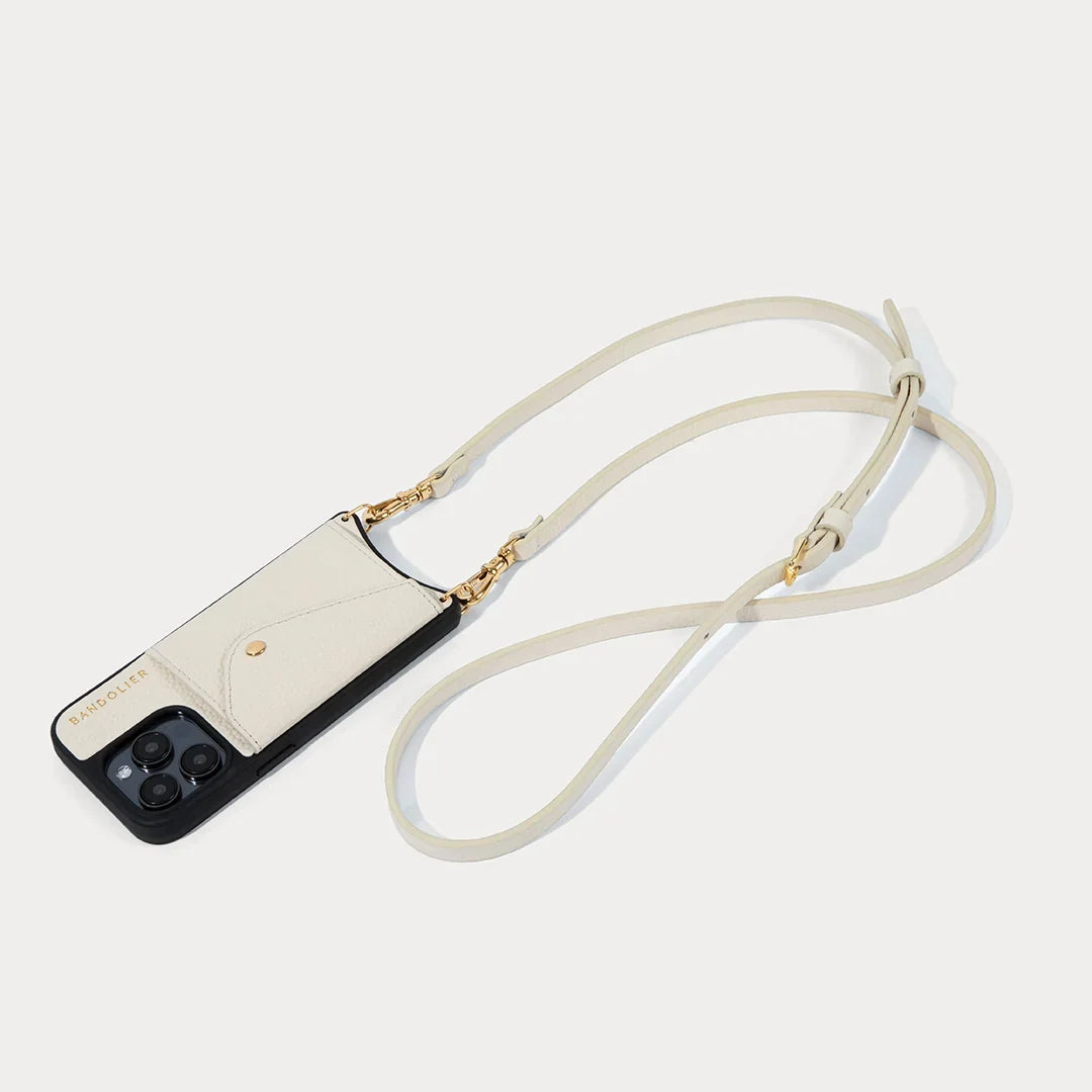 Large Expanded Pouch Set - Ivory/Gold