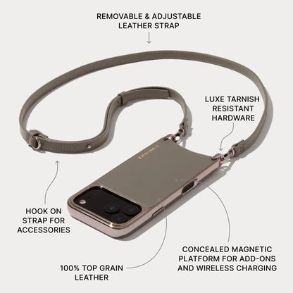 Rayna Chrome Crossbody Phone Case