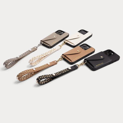 Ava Pebble Leather Wristlet