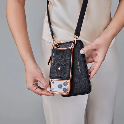 Pebble Leather Expanded Zip Pouch