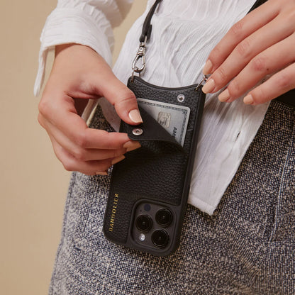Emma Pebble Leather Crossbody Bandolier