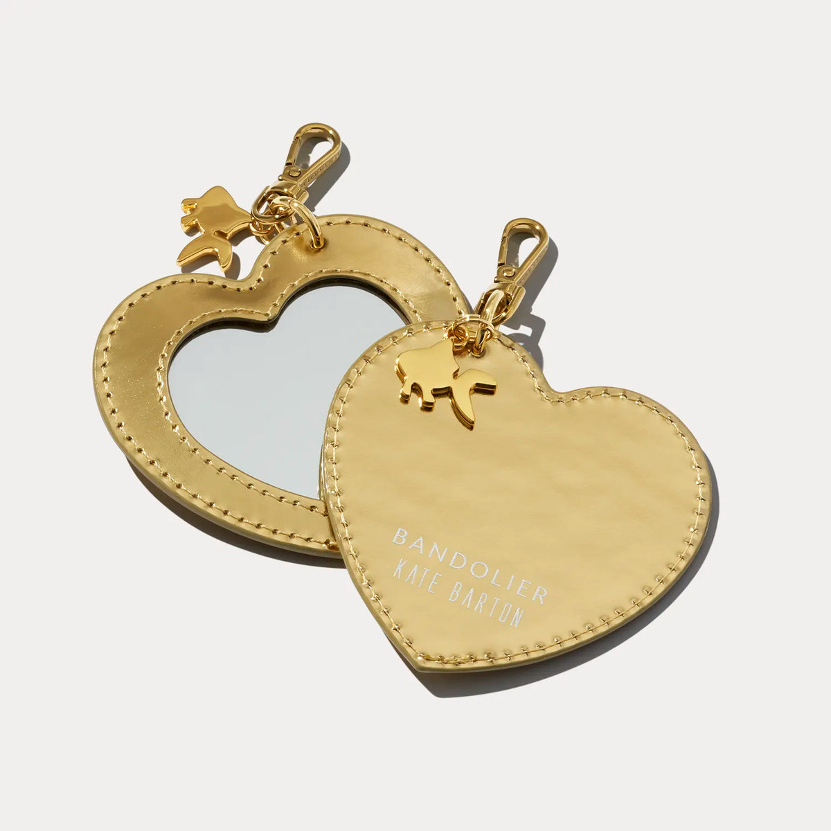 The Kaia Duet Heart Set - Gold Patent/Gold