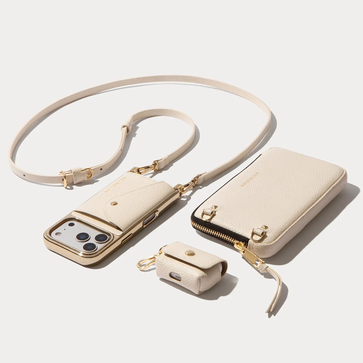 Donna Essentials Set - Ivory/Chrome Gold