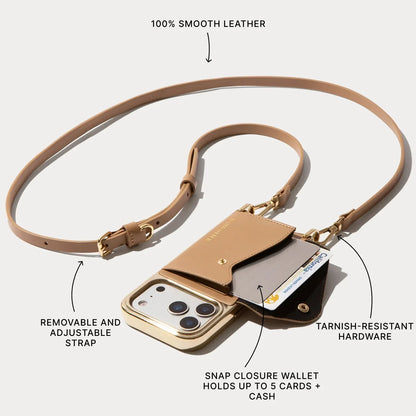 Donna Chrome Crossbody Phone Case