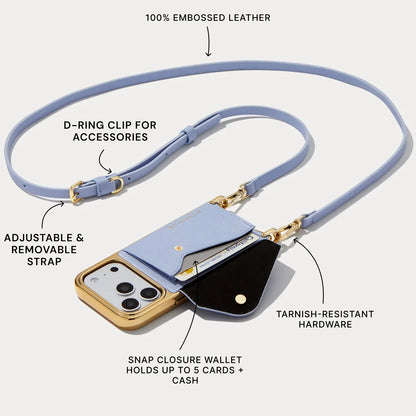 Donna Chrome Crossbody Phone Case