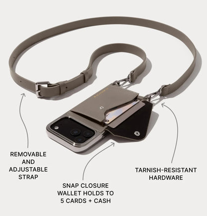 Hailey Chrome Crossbody Phone Case