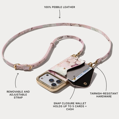 Donna Chrome Crossbody Phone Case