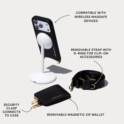 Nova Nylon Magnet Wallet Crossbody Phone Case