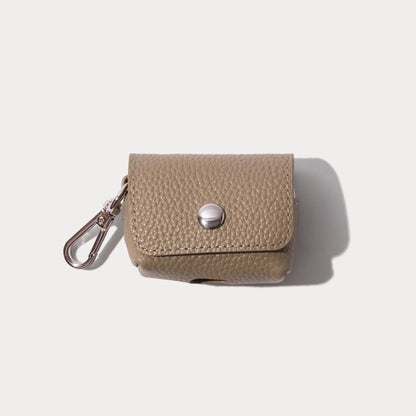 Avery AirPods Clip-On Pouch - Greige/Silver