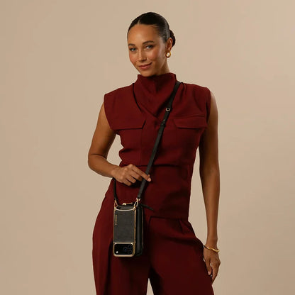 Rayna Chrome Pouch Set