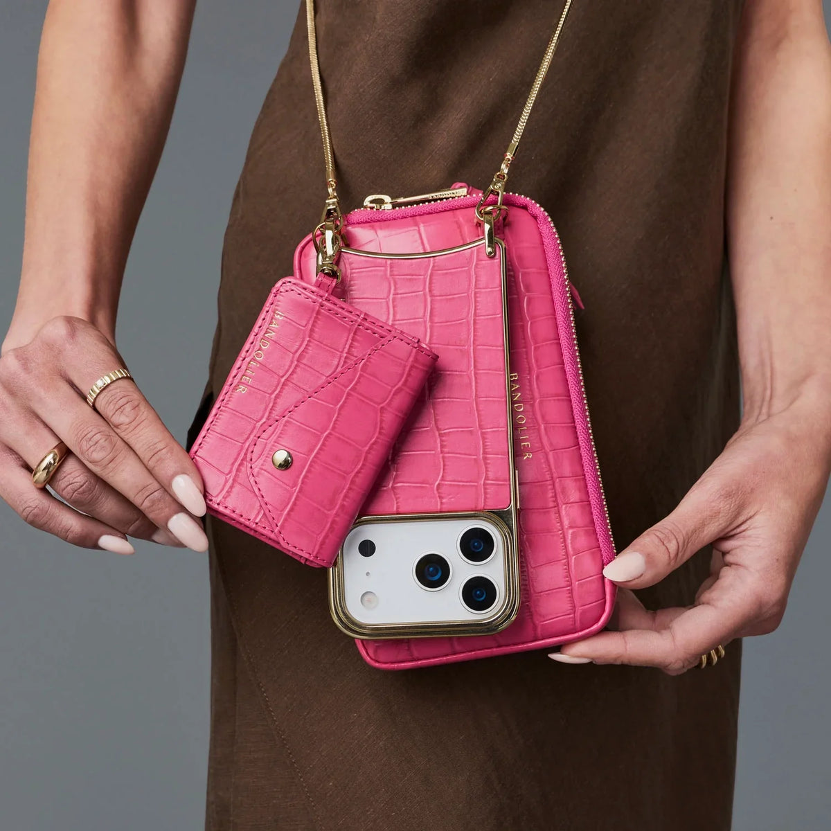 Remi Magnet Wallet Crossbody Phone Case Pouch Set
