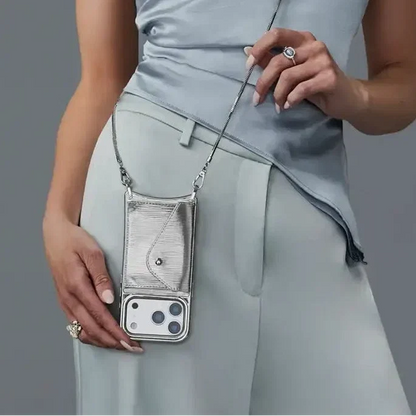 Gia Chrome Crossbody Phone Case