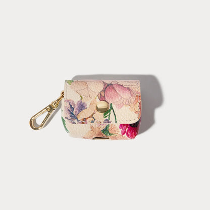 Avery AirPod Clip-On Pouch - Ceci Ivory Floral/Gold