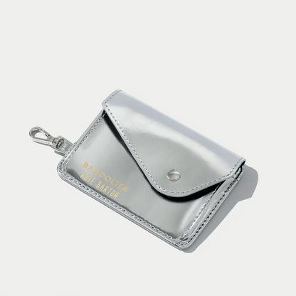 The Goldie Wallet Set - Clear/Silver