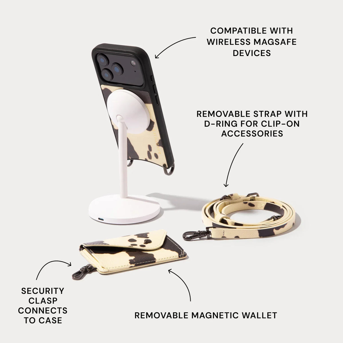 Remi Magnet Wallet Crossbody Phone Case Pouch Set