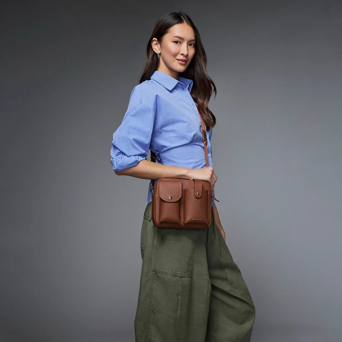 Dillon Dual Pocket Crossbody Bag