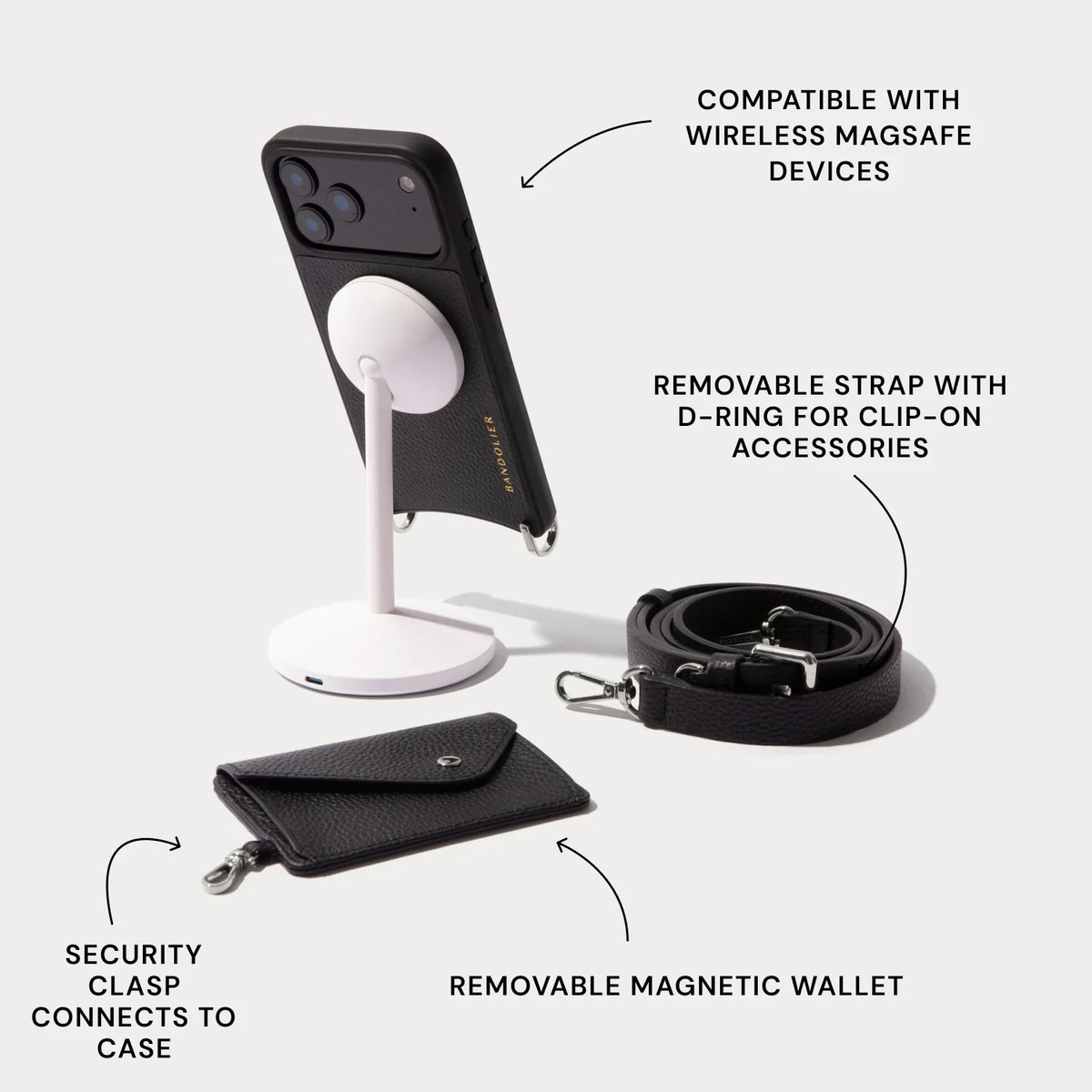 Remi Magnet Wallet Crossbody Phone Case