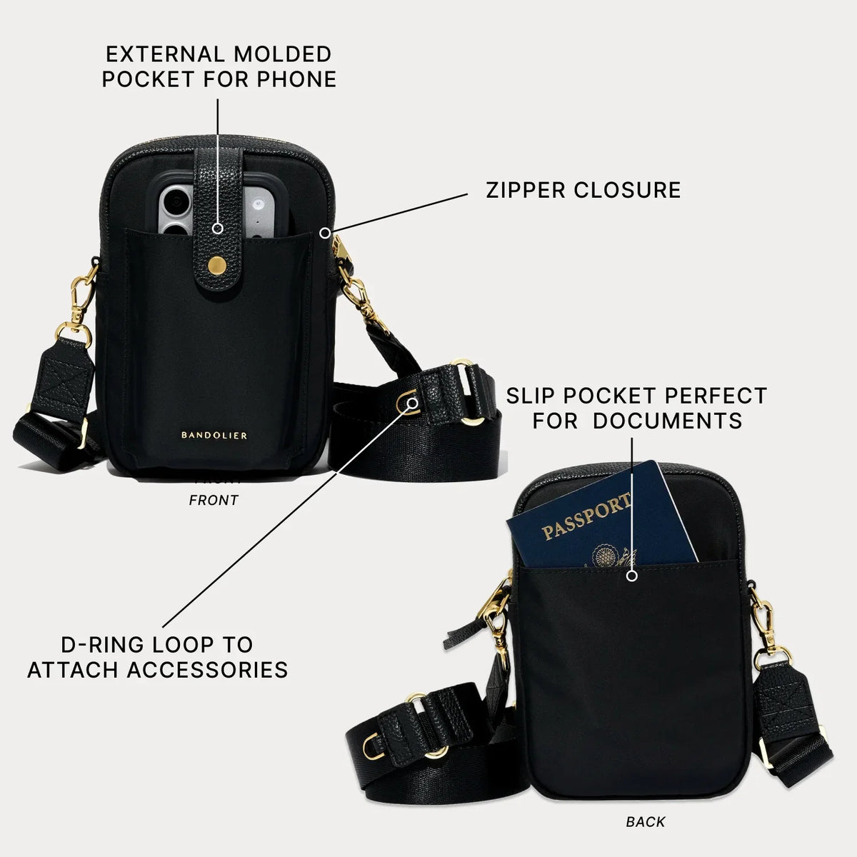 Dillon Nylon Crossbody Bag