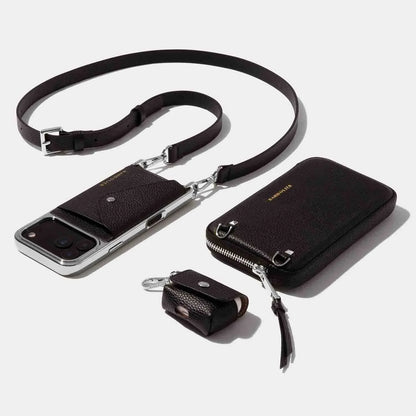 Hailey Essentials Set - Black/Chrome Silver
