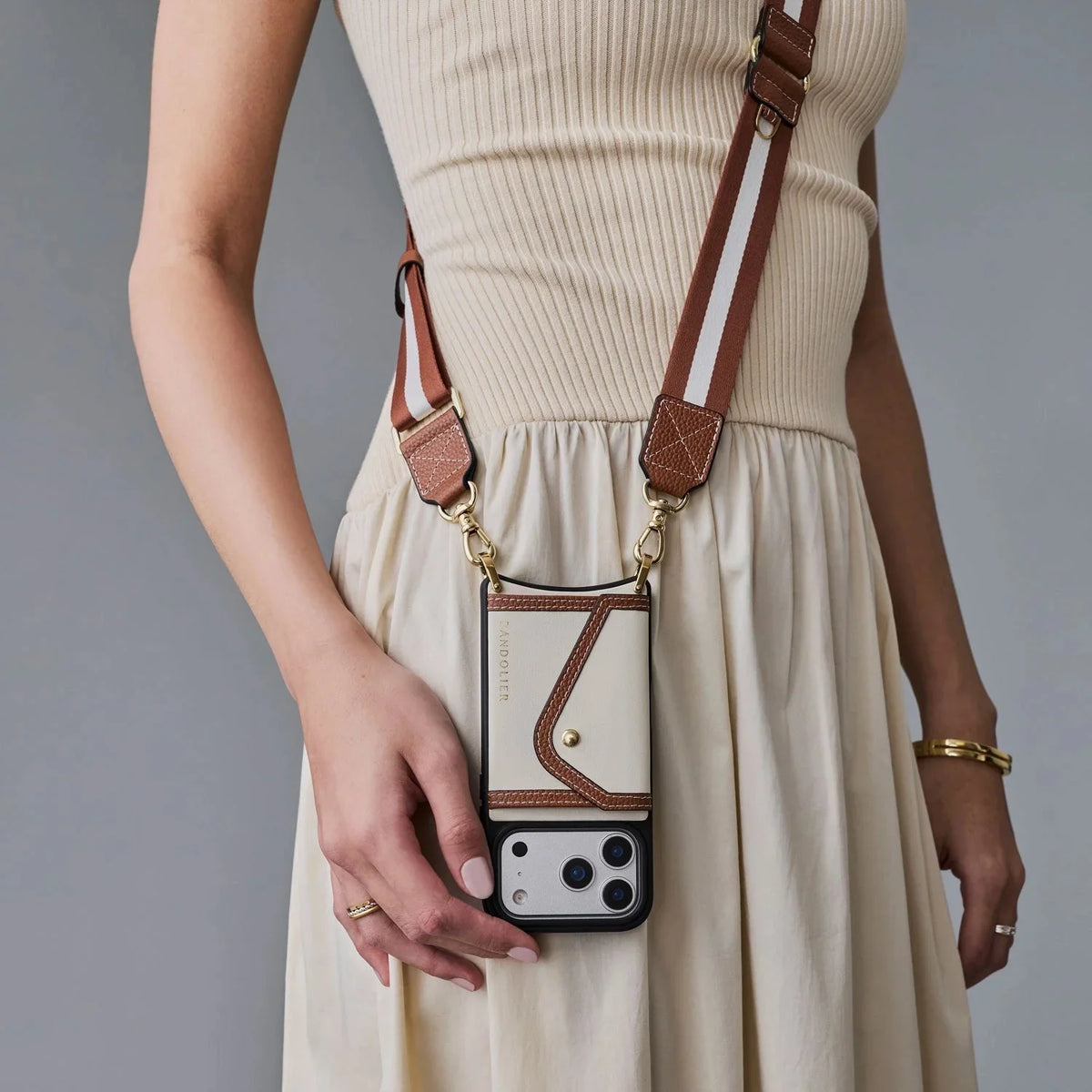 Brooke Canvas Crossbody Phone Case