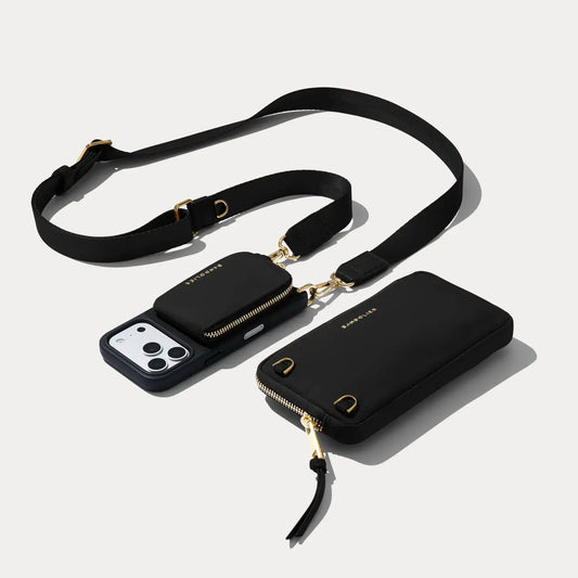 Nova Nylon Magnet Wallet Crossbody Phone Case Pouch Set
