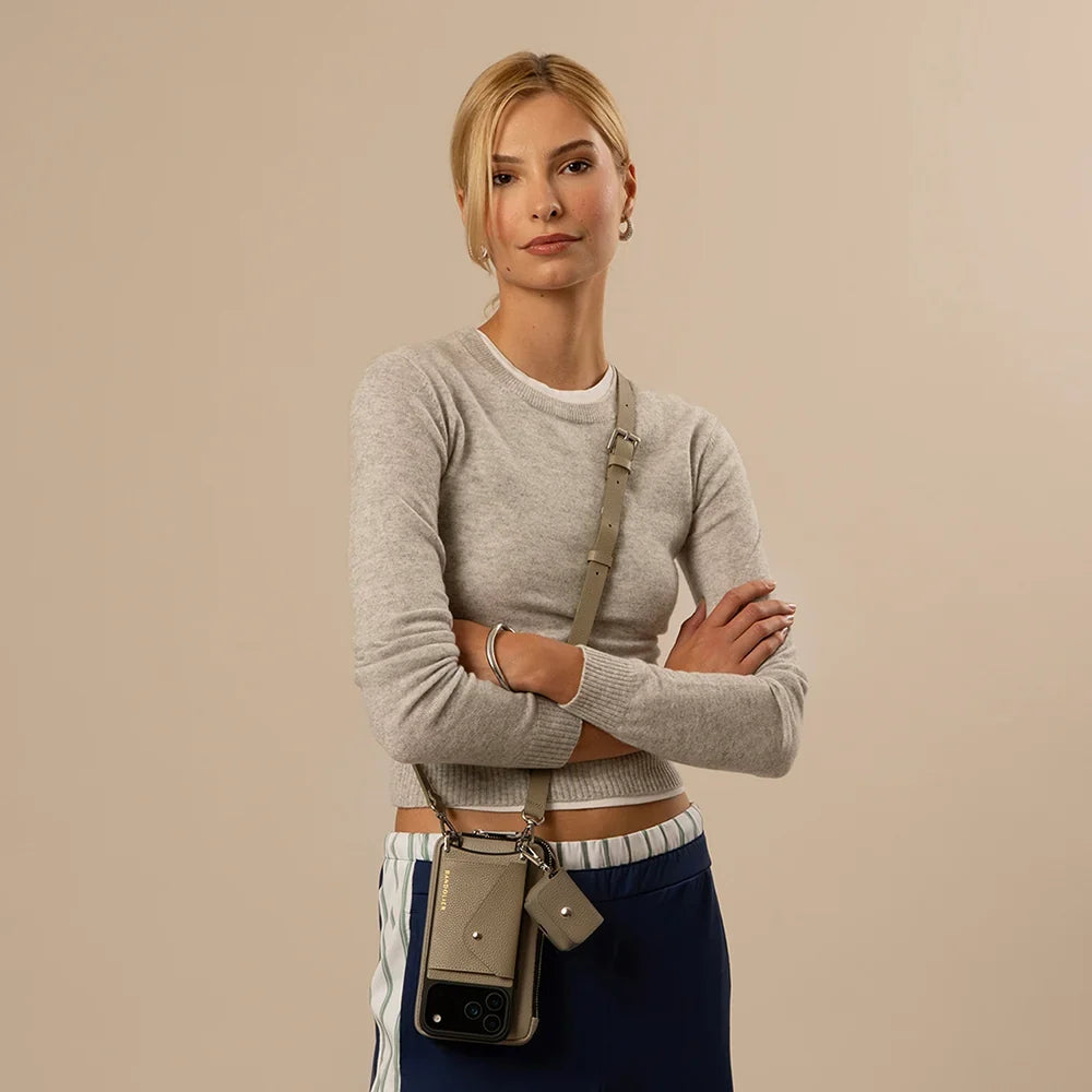 Hailey Greige Set - Greige/Silver
