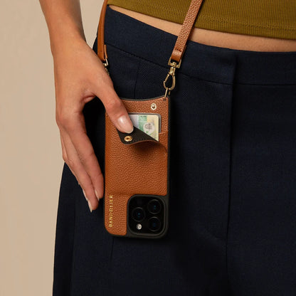 Emma Pebble Leather Crossbody Bandolier