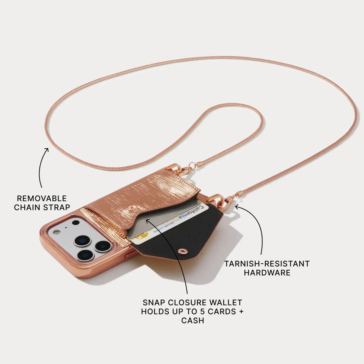 Gia Chrome Essentials Set - Rose Gold Wave/Rose Gold