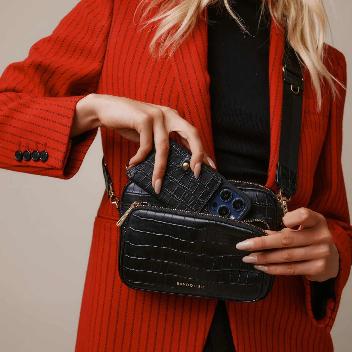 Drew Bag - Black/Gold