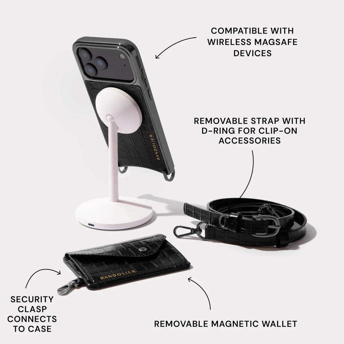 Remi Magnet Wallet Crossbody Phone Case