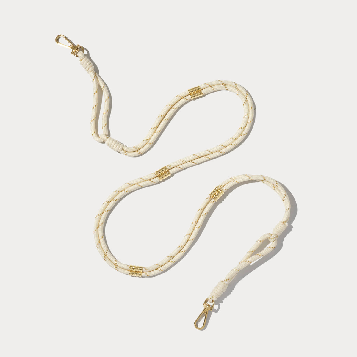 Layla Rope Strap - Ivory/Gold