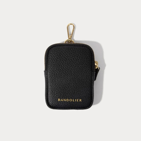Mini Zip Clip-On Pouch - Black/Gold