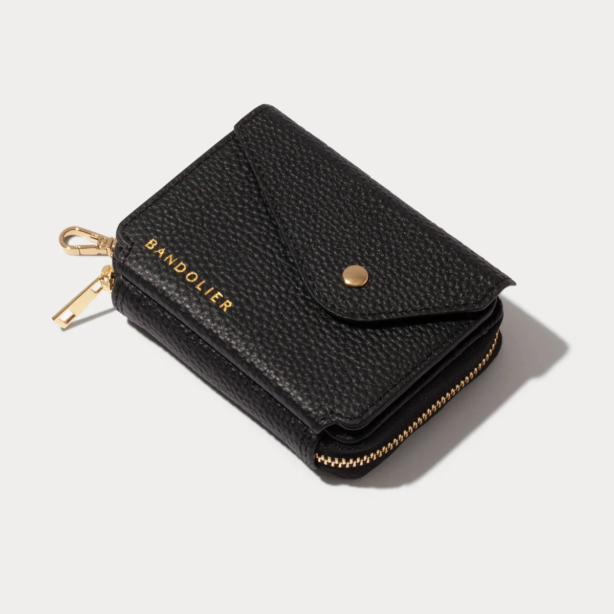 Add-On Mirror Magnet Wallet - Black/Gold