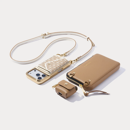 Mira Chrome Magnet Essentials Set - Ivory Tan/Chrome Gold