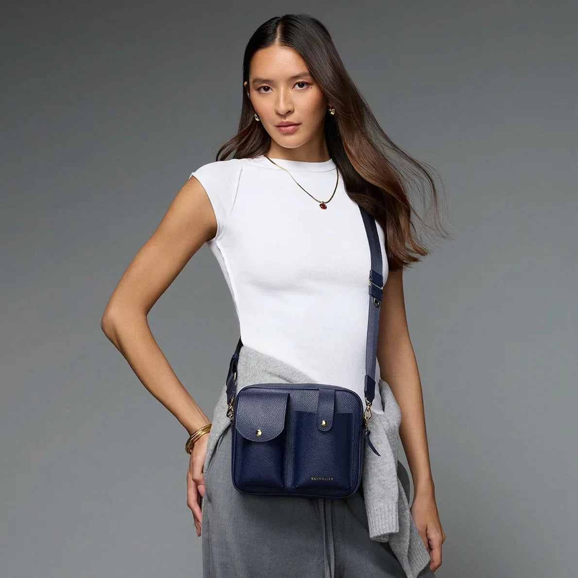Dillon Dual Pocket Crossbody Bag