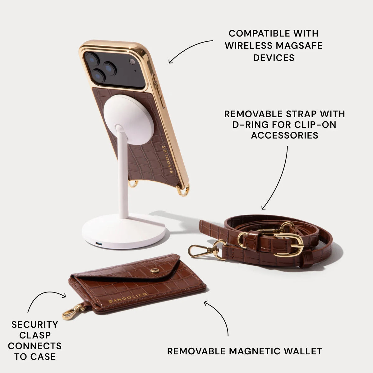 Remi Magnet Wallet Crossbody Phone Case