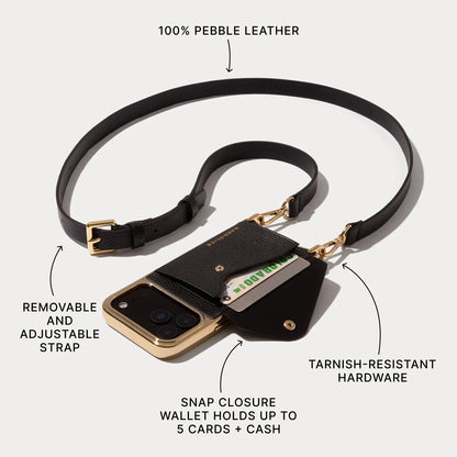Hailey Chrome Crossbody Phone Case