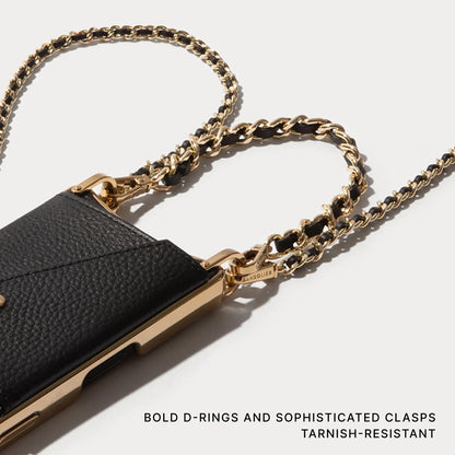Lily Chrome Side Slot Leather Crossbody Bandolier Set
