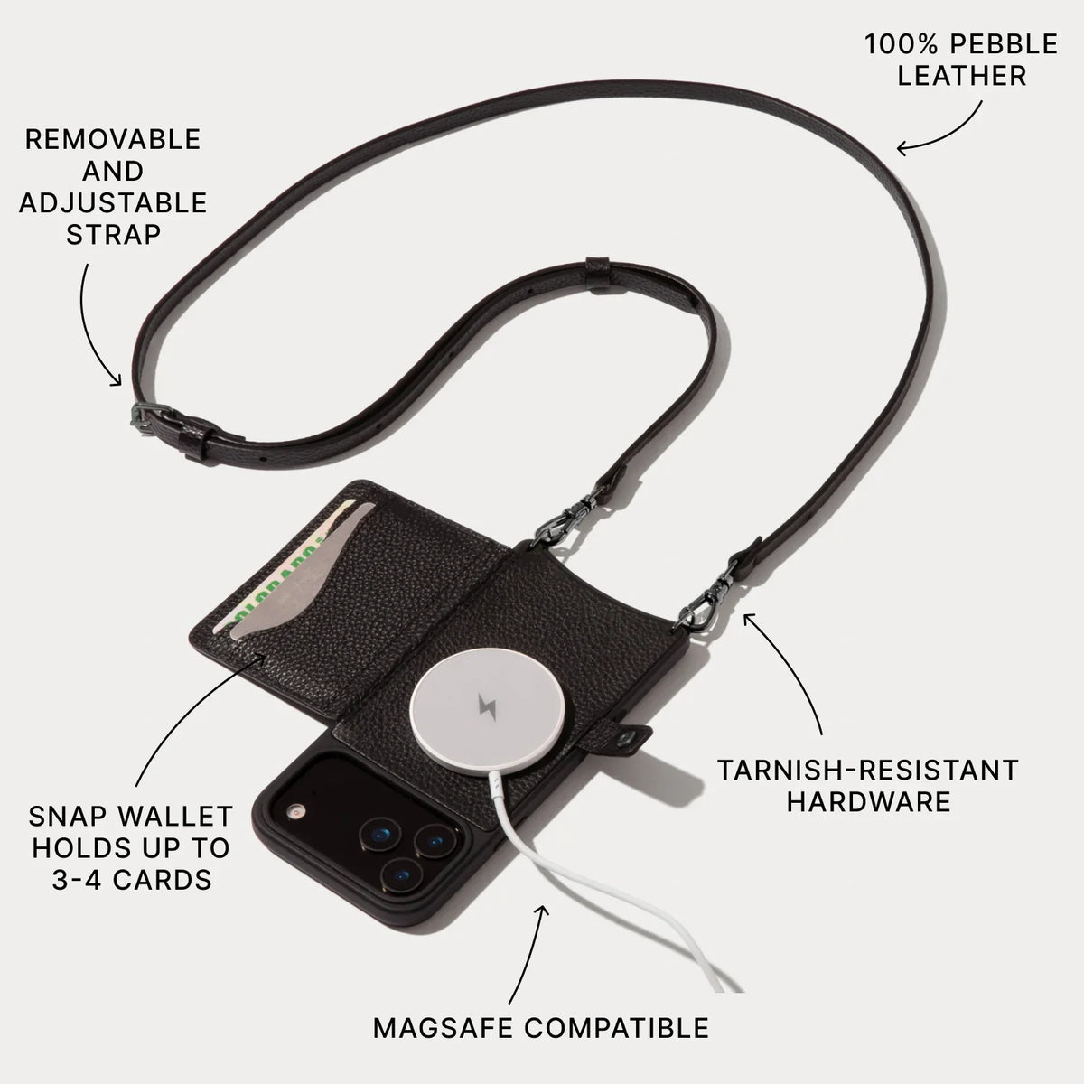 Mila MagSafe Charging Crossbody Bandolier