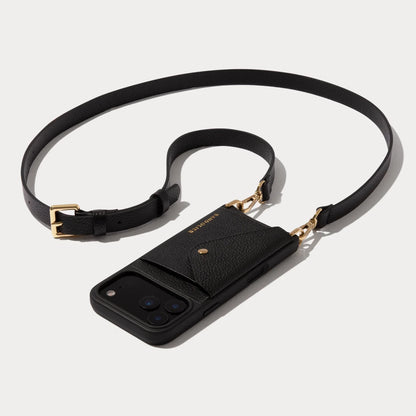 Hailey Strap Only - Black/Gold