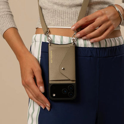 Hailey Side Slot Leather Crossbody Bandolier