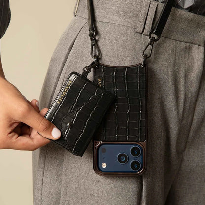 Remi Magnet Essentials Set - Black Croc/Pewter