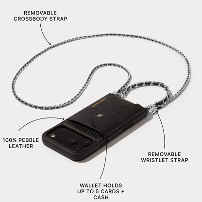 Lily Side Slot Leather Crossbody Bandolier Set