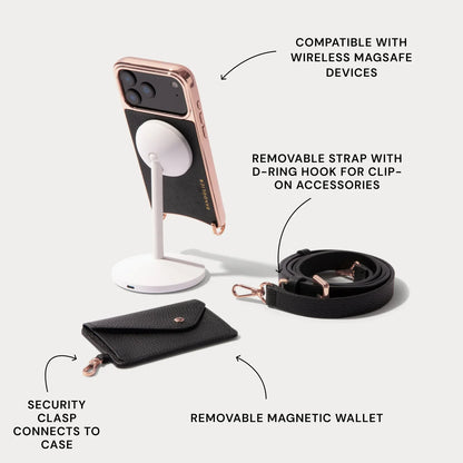 Remi Magnet Wallet Crossbody Phone Case Pouch Set
