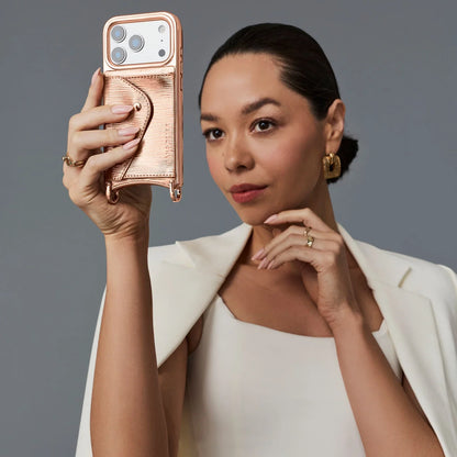 Gia Chrome Crossbody Phone Case