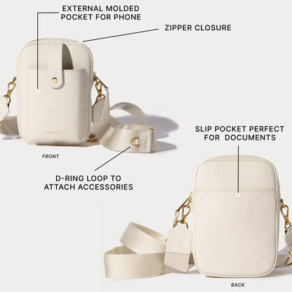 Dillon Bag - Ivory/Gold