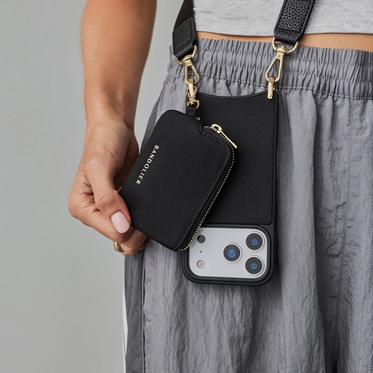 Nova Nylon Magnet Wallet Crossbody Phone Case